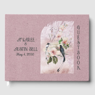 Livre D'or Dusty Bourgogne et Magnolia Blossom