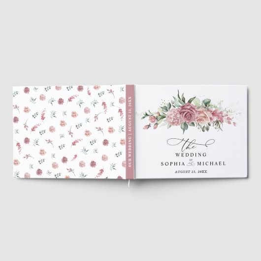 Livre D'or Dusty Pink Floral Wedding (Complet)