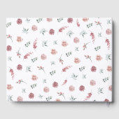 Livre D'or Dusty Pink Floral Wedding (Verso)