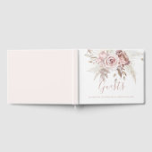Livre D'or Dusty Rose & Blush Floral Mariage (Complet)