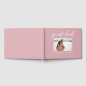Livre D'or Dusty Rose rose Mariage Couple Photo (Complet)