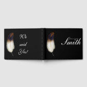 Livre D'or Eagle Feather Native American Mariage Black Party (Complet)