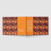 Livre D'or Écriture chrétienne personnalisée amusante ORANGE  (Complet)