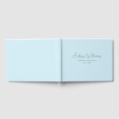 Livre D'or Écriture manuscrite, Bleu (Complet)