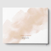 Livre D'or Eeucalyptus rouge profond en terre cuite (Verso)