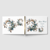 Livre D'or Élégance florale dorée (Complet)