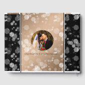 Livre D'or Élégant 28ème anniversaire de Mariage de lin (Verso)