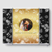 Livre D'or Élégant 50e anniversaire de Mariage d'or (Verso)