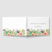 Livre D'or Elégant Aquarelle Mariage Succulent (Complet)