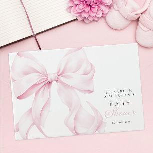 Livre D'or Élégant Baby shower de cabot rose