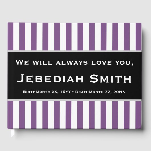 Livre d'or Elegant & Basic Memories (Recto)