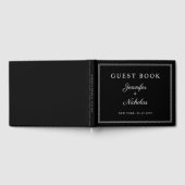 Livre D'or Elegant Black And White Script Wedding (Complet)