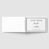 Livre D'or Elegant Black And White Script Wedding (Complet)