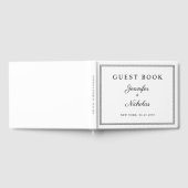 Livre D'or Elegant Black And White Script Wedding (Complet)