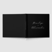 Livre D'or Elegant Black Calligraphy (Complet)