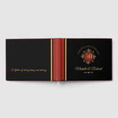 Livre D'or Élégant Black Red Gold 50e anniversaire (Complet)