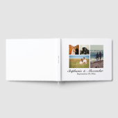 Livre D'or Elégant blanc moderne 4 Mariage photo ou événement (Complet)