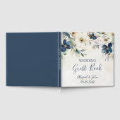 Livre D'or Elegant Blue Floral Winter Wedding (Complet)
