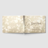Livre D'or Elegant Bokeh,Confetti Wine Glasses Wedding (Complet)