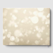 Livre D'or Elegant Bokeh,Confetti Wine Glasses Wedding (Verso)