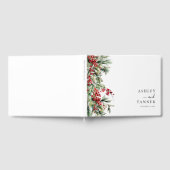 Livre D'or Elegant Botanical Winter Christmas Wedding (Complet)
