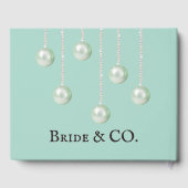 Livre D'or Elegant Bride & Co sarcelle bleu perle douche de m (Verso)