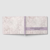 Livre D'or Élégant Chic Mariage Moderne Simple Violet (Complet)