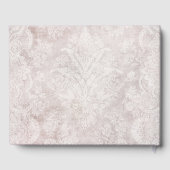 Livre D'or Élégant Chic Mariage Moderne Simple Violet (Verso)