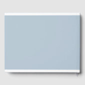 Livre D'or Élégant, Classique, Monogramme, Bleu Poudre, Maria (Verso)