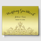 Livre D'or Elégant, Classy Gold & Black Mariage (Recto)