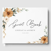 Livre D'or Elegant Copper Earthy Botanical Wedding (Recto)