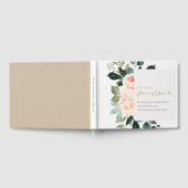 Livre D'or Elégant Eucalyptus Blush Rose Mariage rose (Complet)