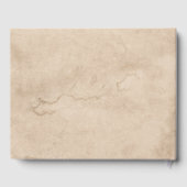 Livre D'or Élégant Feuille orthodoxe Baptême chrétien invité (Verso)