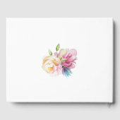 Livre D'or Élégant floral (Verso)