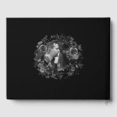 Livre D'or Élégant gothique Forêt foncée Mariage photo (Verso)