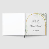 Livre D'or Elegant Greenery & Gold Arch Wedding Guest Book (Complet)