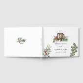 Livre D'or Élégant hiver Pins rustique Mariage de lanterne (Complet)