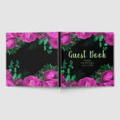 Livre D'or Elegant Hot Pink Flowers Birthday Party (Complet)