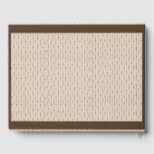 Livre D'or Élégant Mariage beige beige orné (Verso)