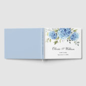 Livre D'or Élégant Mariage bleu Hydrangea Eucalyptus (Complet)