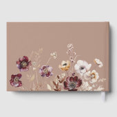 Livre D'or Élégant Mariage d'automne (Verso)