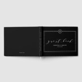 Livre D'or Élégant Mariage de calligraphie noir (Complet)