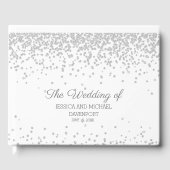 Livre D'or Élégant Mariage de Parties scintillant Diamond Arg (Recto)