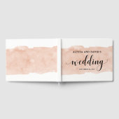 Livre D'or Élégant Mariage de projection couleur d'aquarelle (Complet)