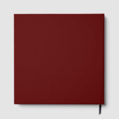 Livre D'or Élégant Mariage de Roses rouges (Verso)