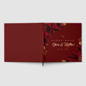 Livre D'or Élégant Mariage de Roses rouges (Complet)