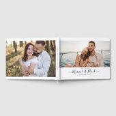 Livre D'or Élégant Mariage de script photo moderne (Complet)