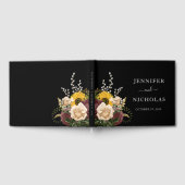 Livre D'or Élégant Mariage de tournesols noirs (Complet)