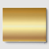 Livre D'or Élégant Mariage de tournesols or (Verso)