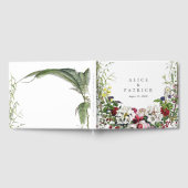 Livre D'or Élégant Mariage de verdure botanique moderne (Complet)
